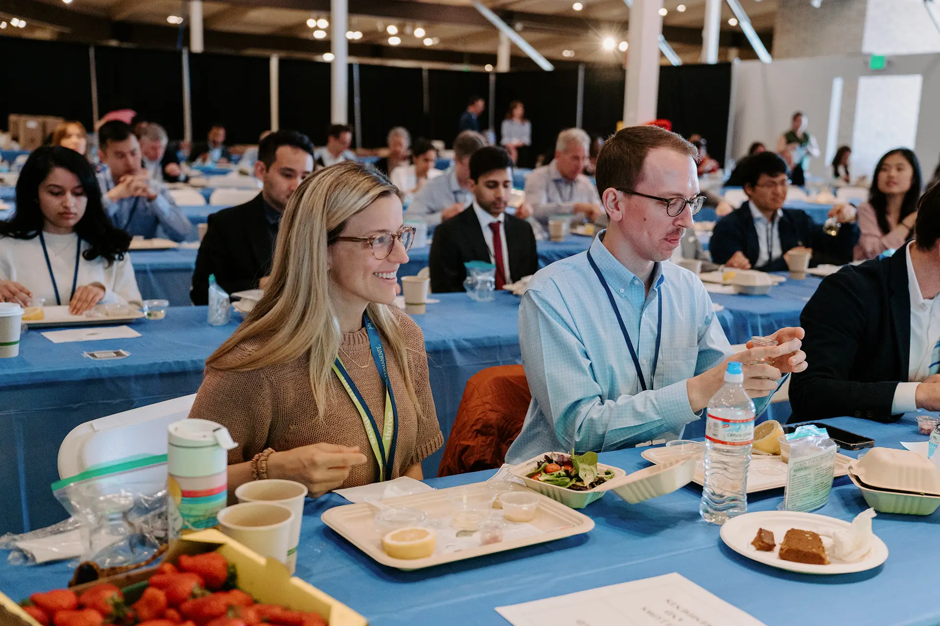 Group of researchers at conference